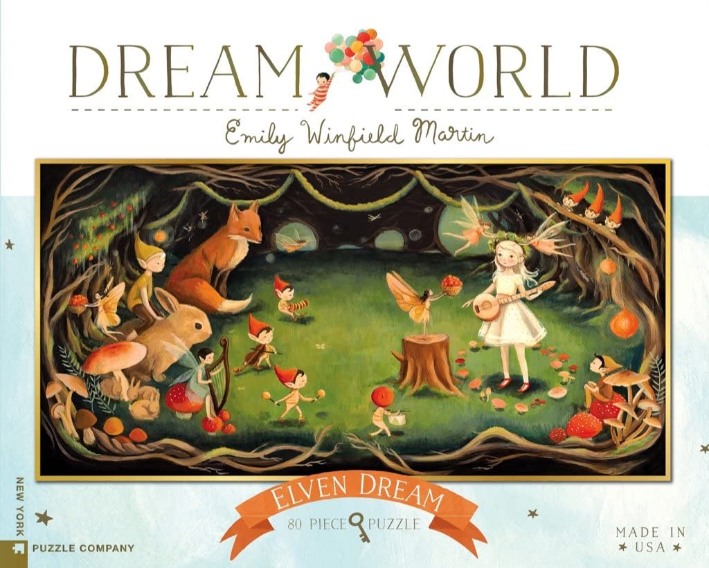 New York Puzzle Company Dream World Elven Dream 80 Piece Jigsaw Puzzle