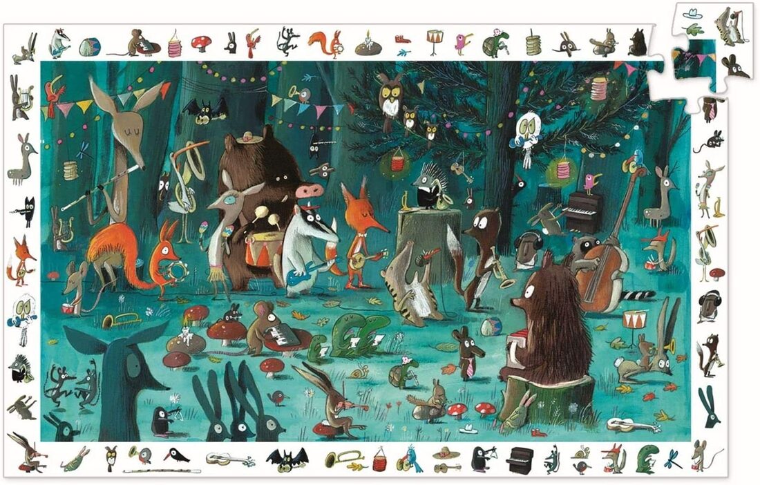 DJECO Orchestra Observation Jigsaw Puzzle