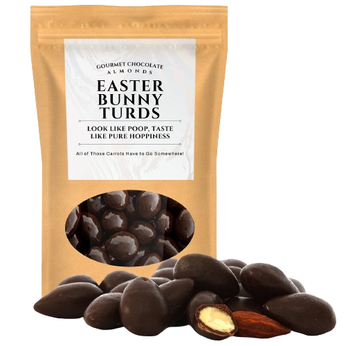 Easter Bunny Turds Chocolate Almonds