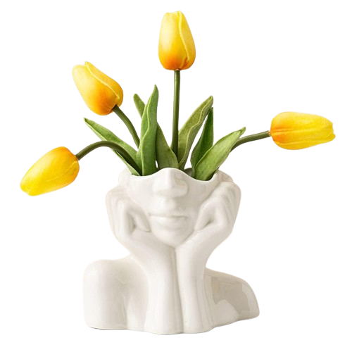 Feminine Head Vase