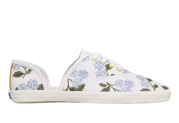 Keds x Rifle Paper Co. vintage champion d'orsay orangerie shoes