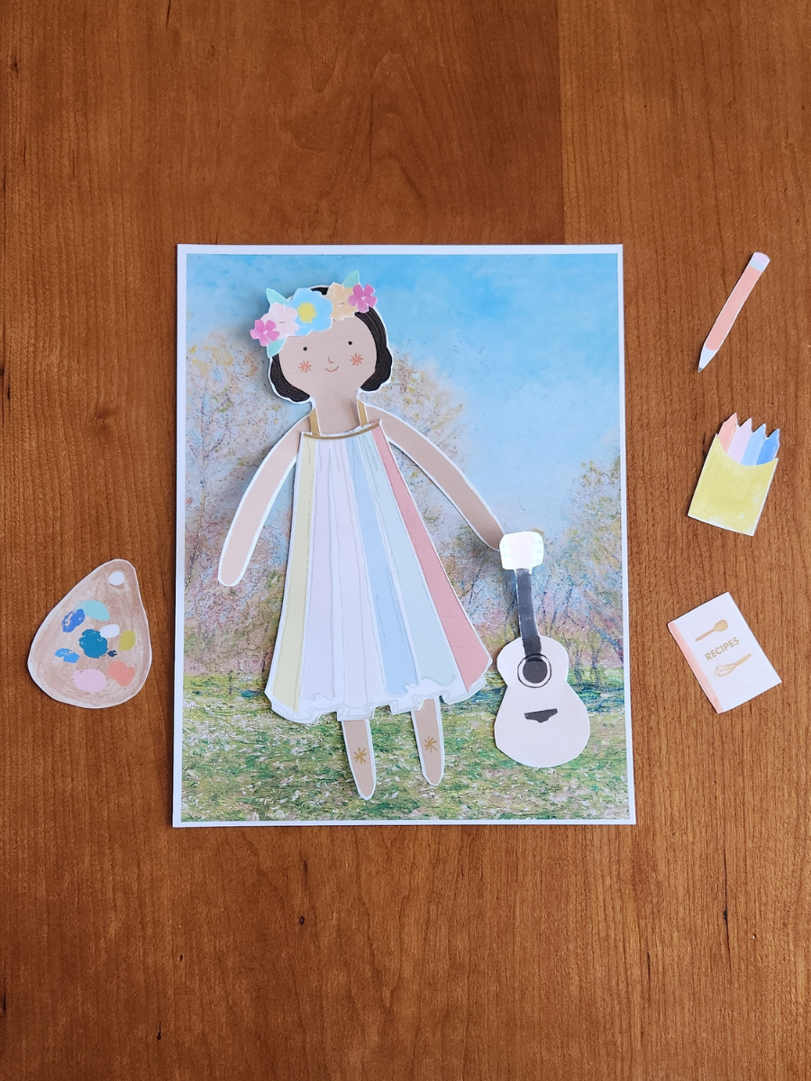 Meri Meri Lila Paper Doll