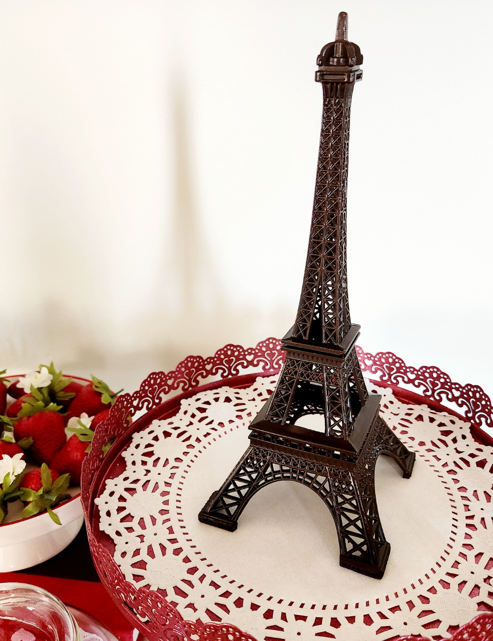Chocolate Eiffel Tower Valentine's Decor